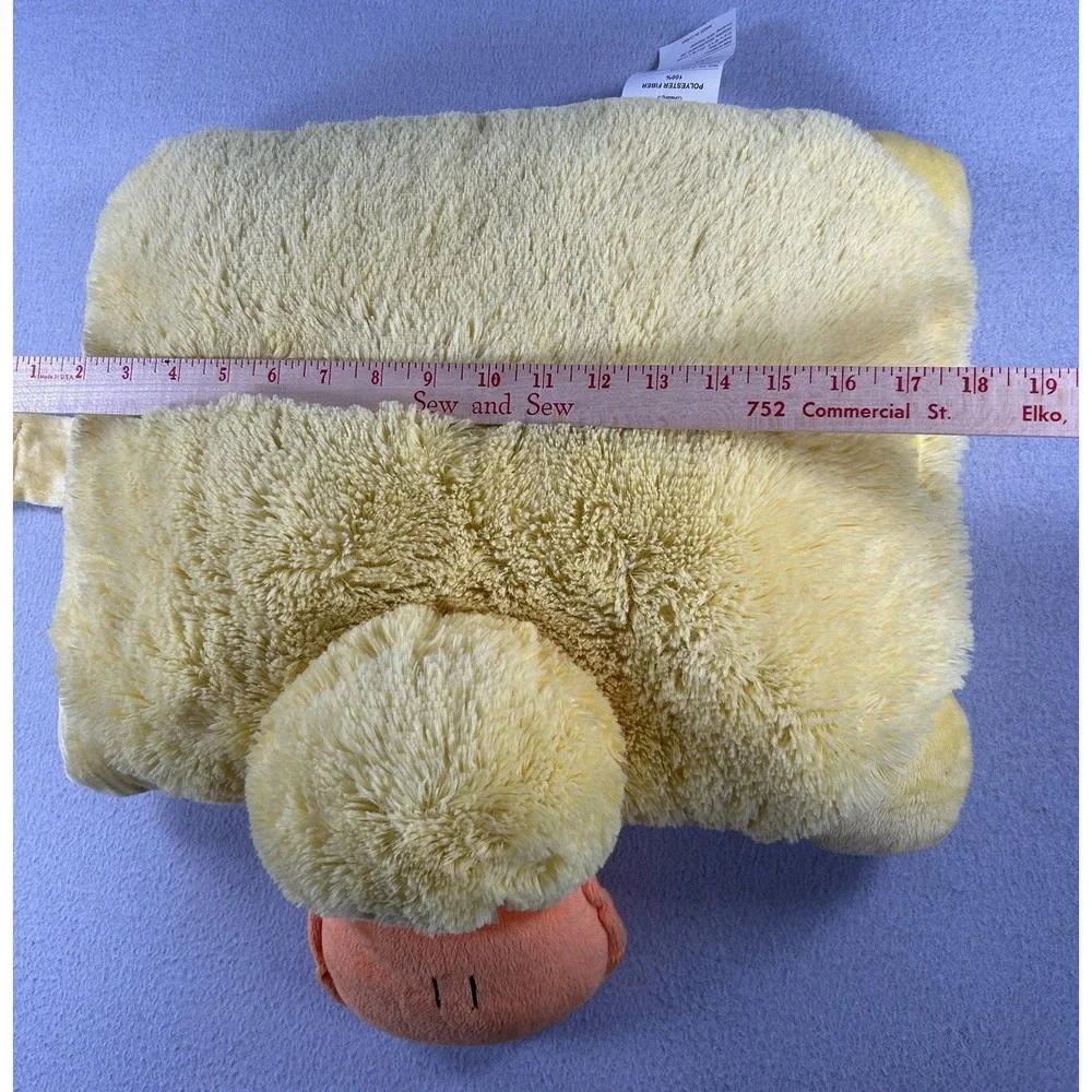 Rare Original 2010 Pillow Pet Duck Yellow Soft Plush Stuffed Animal Y2K NICE! - Picture 7 of 8
